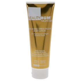 BeautyBum NightTime Anti-Aging Stress Release Body Lotion - Vanilla Shuga by BeautyFit for Women - 8 oz Body Lotion