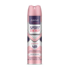 ABOVE Sport Energy - 48 Hours Antiperspirant Deodorant - Dry Spray for Women - Floral Fragrance - Protects Against Sweat and Body Odor - Delivers