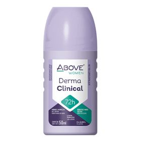 ABOVE Derma-Clinical Women - 72 Hour Antiperspirant Roll-On Deodorant - Protects Against Sweat and Body Odor - Delivers Instant Freshness - Natur