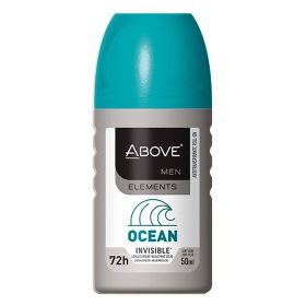 ABOVE Ocean - 72 Hour Elements Antiperspirant Roll-On Deodorant for Men - Notes of Lemon, Bergamot
