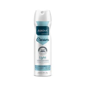 ABOVE Cream Light - 48 Hours Antiperspirant Deodorant - Dry Spray for Women - Notes of Passion Fruit - Protects Against Sweat and Body Odor - Del