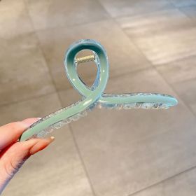 Metal Hairpin Grip with a Large Shark Clip Temperament Bow (Series: 6)