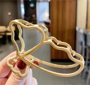 French Style Shark Clip Fixed Hair Clip Hair Accessories (Series: 17)