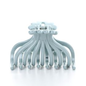Fashion Plastic Hair Accessories Hair Clips Pop Butterfly Grip Clips (Color: LIGHT BLUE)