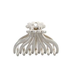 Fashion Plastic Hair Accessories Hair Clips Pop Butterfly Grip Clips (Color: KHAKI)