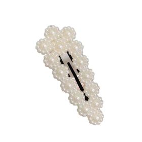 All In-One Pearl Hair Clip with Bangs Hair Clip for Women (Color: 3)
