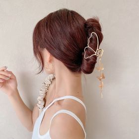 French Vintage Metal Hair Grab Rhinestone Grab Clip Hair Accessories Set (Color: 11)