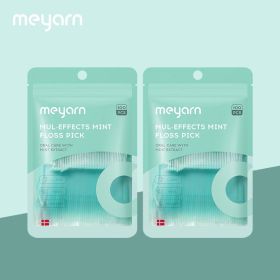 Mint Dental Floss Picks (Flavor: mint, quantity: 2 packs)