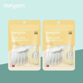 Mint Dental Floss Picks (Flavor: original, quantity: 2 packs)