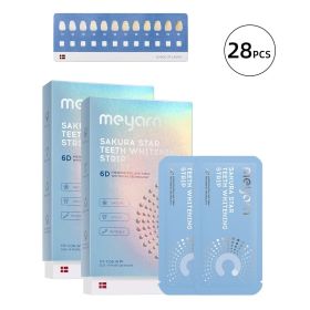28 Pcs Sakura Teeth Whitening Strip (quantity: 28 pcs)